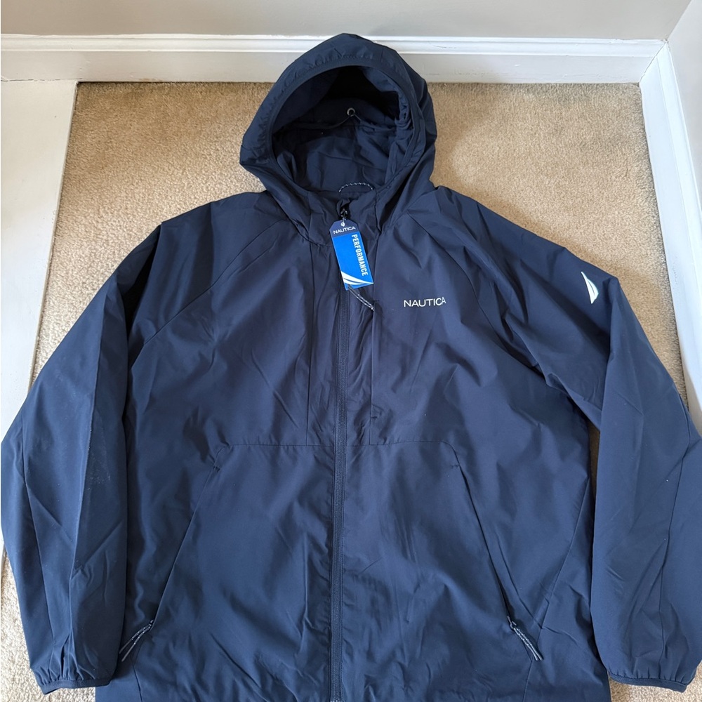 NEW Nautica Men's Navy Blue Performance Jacket Large (L) NWT